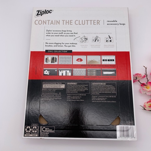 Ziploc Contain The Clutter Reusable Bags - Picture 3 of 4